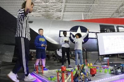 Students competing at the SAC Museum for the Nebraska State Championship